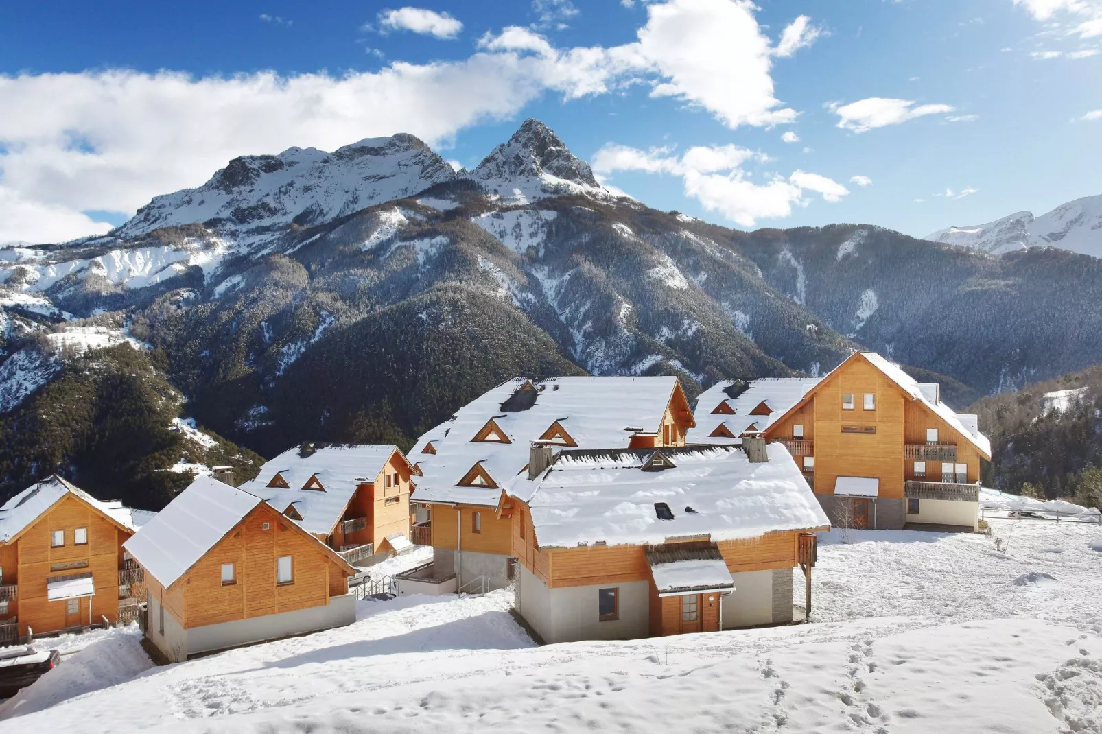 Le Village de Praroustan 3-Gebied winter 1km