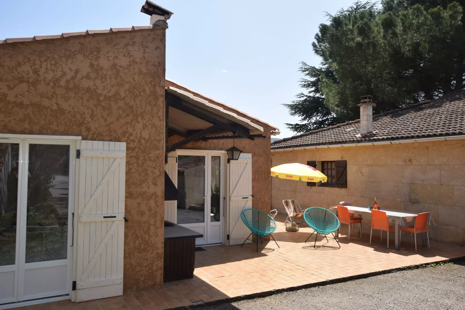 Gite - Lagorce-Terrasbalkon