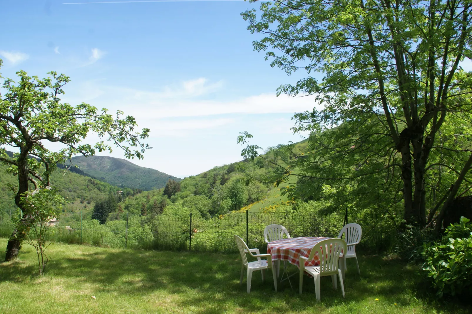 Maison de Vacances  - St Julien de Gua-Tuinen zomer