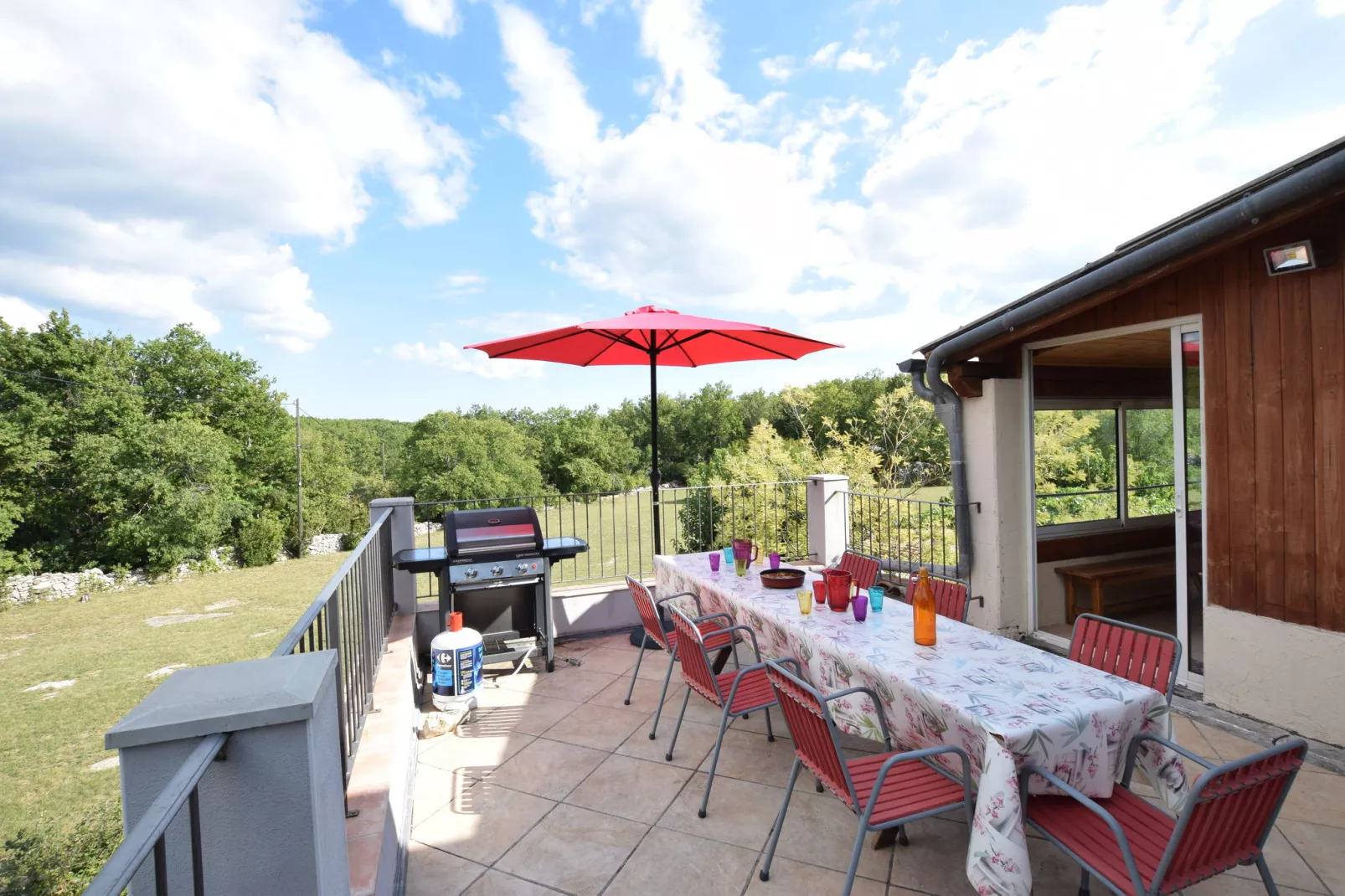 Gite avec mezzanine-Terrasbalkon