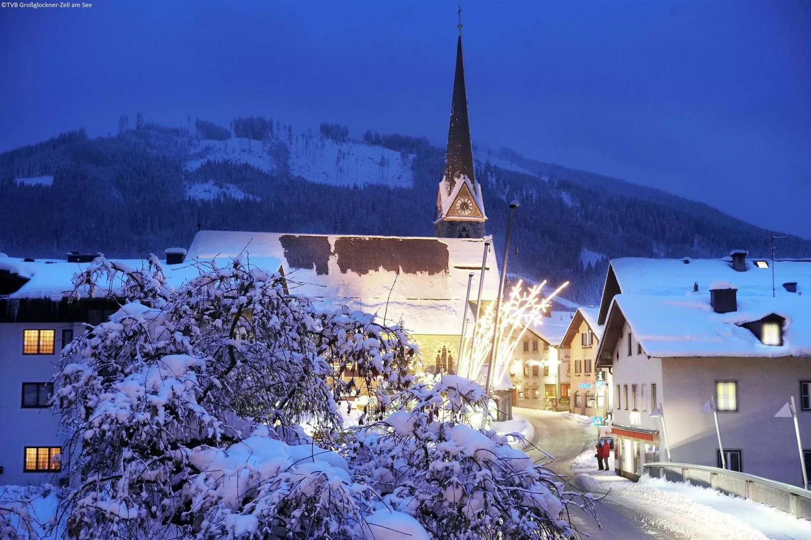 Oberhof Lodge-Gebied winter 1km