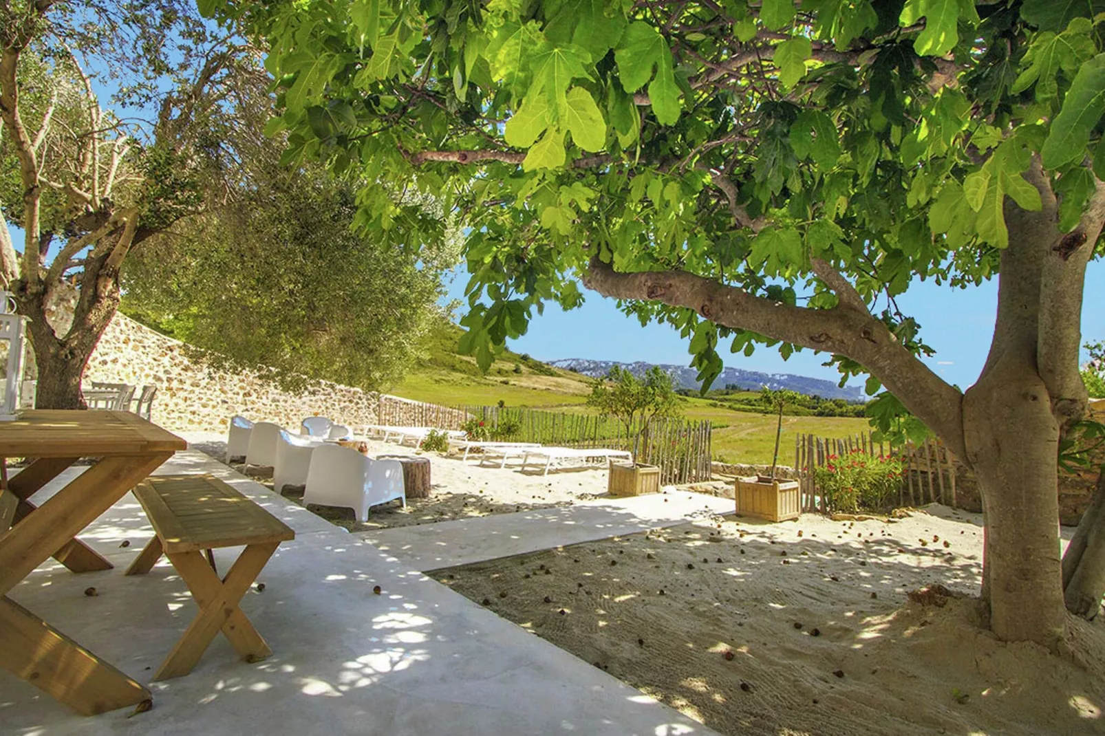 Gîte de luxe dans les vignes 2-Gebieden zomer 1km