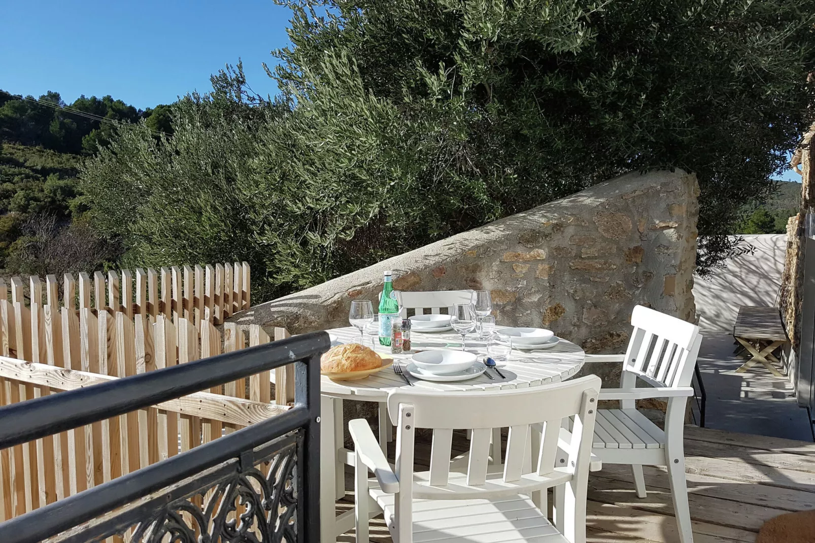 Gîte de luxe dans les vignes 3-Terrasbalkon