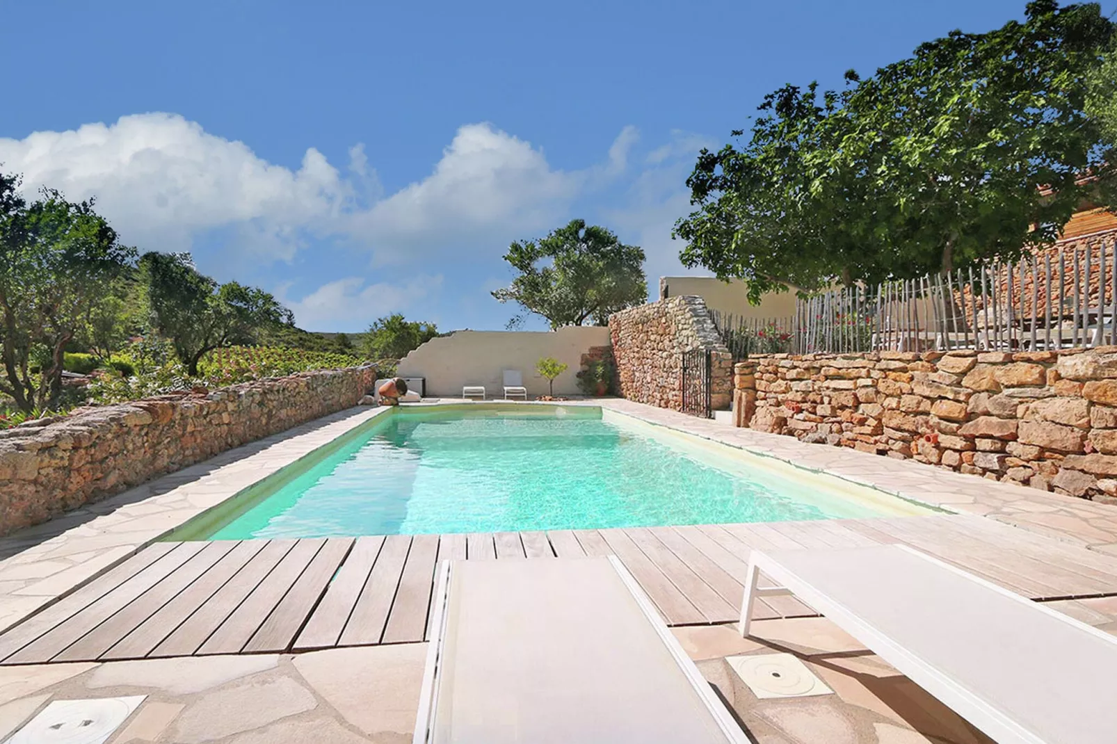 Gîte de luxe dans les vignes 5-Zwembad