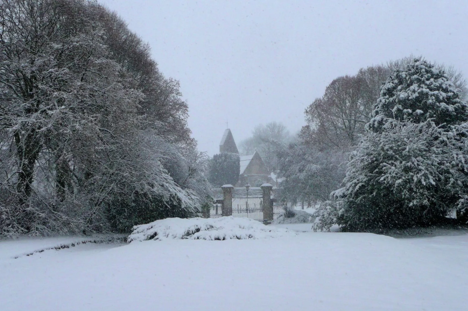 La Grange du Château 2 pers-Tuin winter