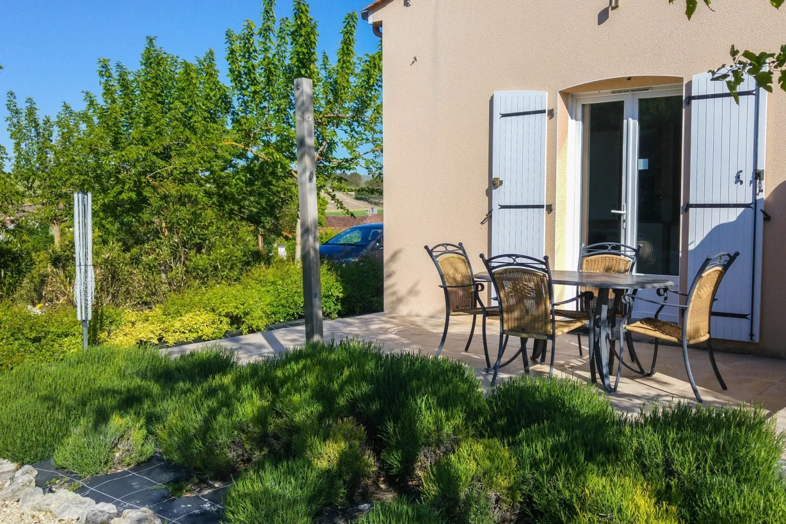 Maison mitoyenne avec piscine-Terrasbalkon