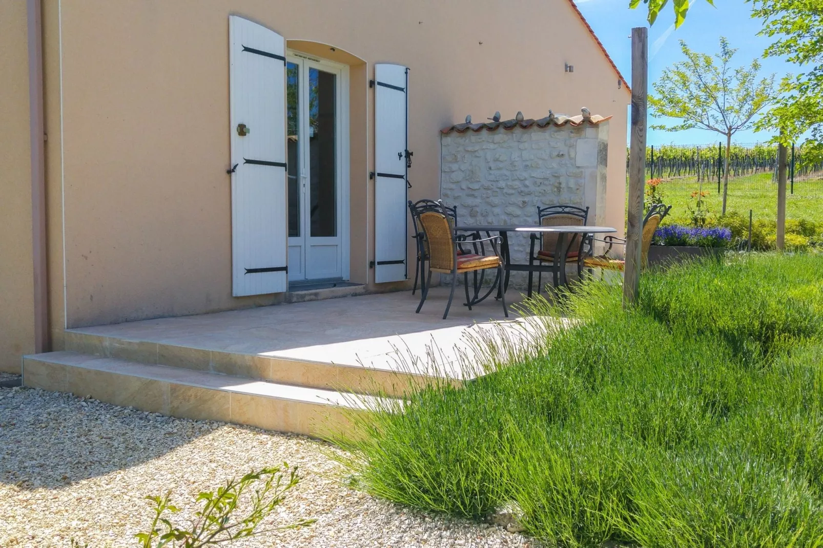 Maison mitoyenne avec piscine-Terrasbalkon