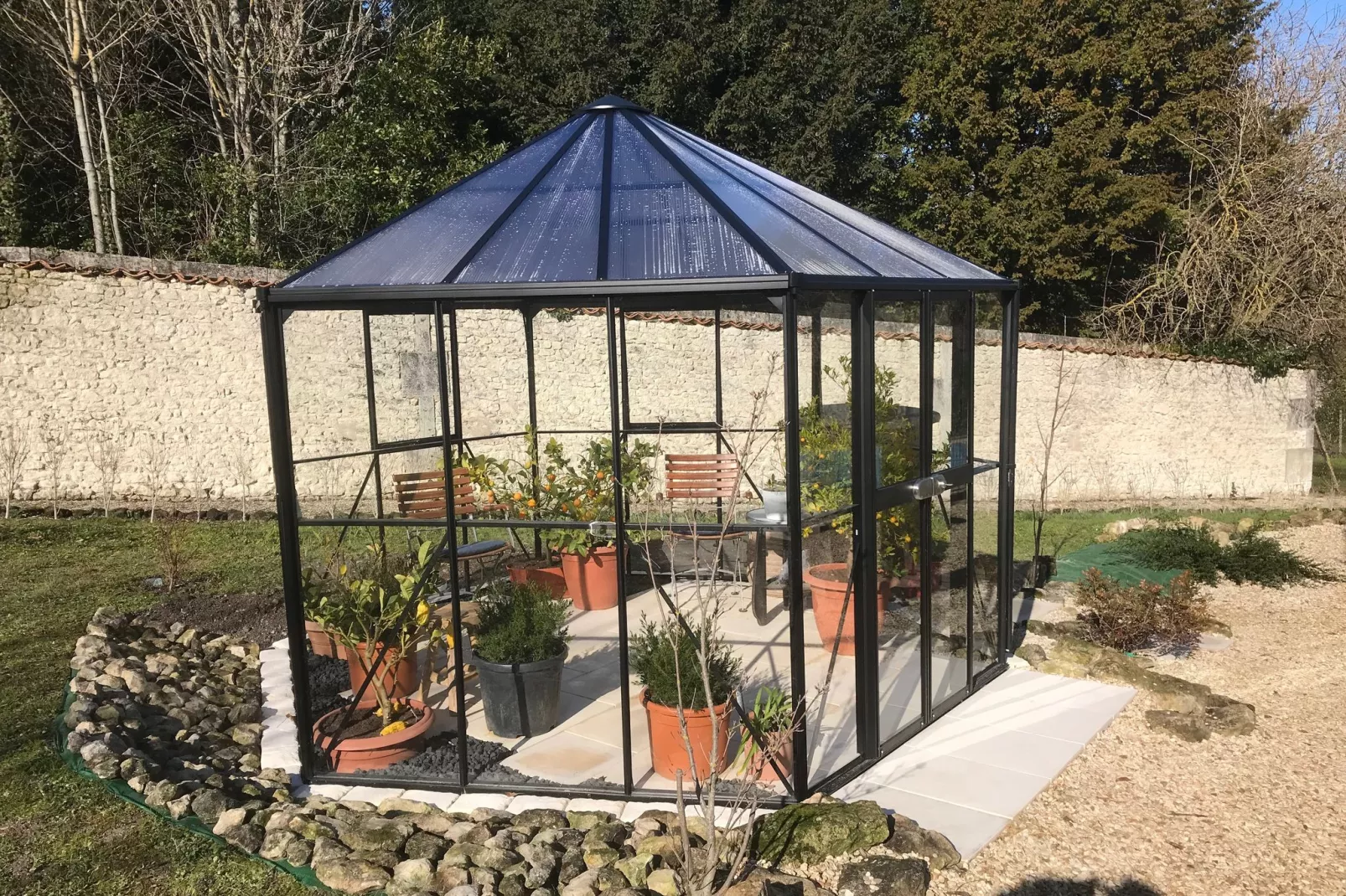 Maison mitoyenne avec piscine-Terrasbalkon