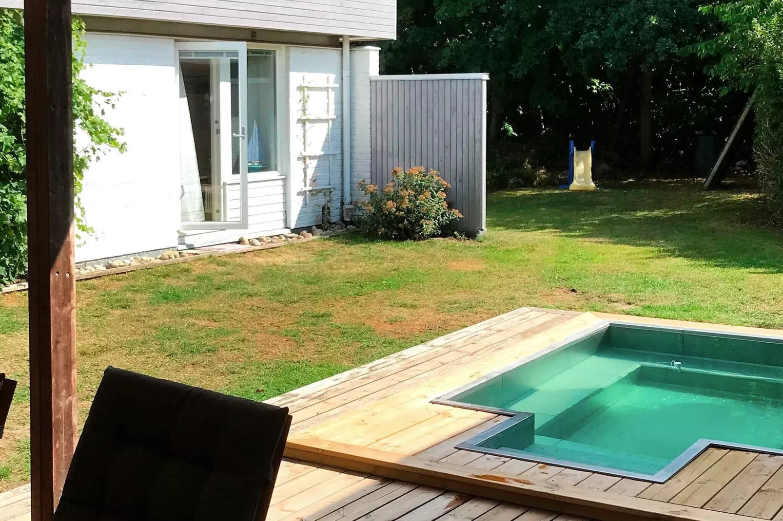 4 sterren vakantie huis in SÖLVESBORG-Zwembad