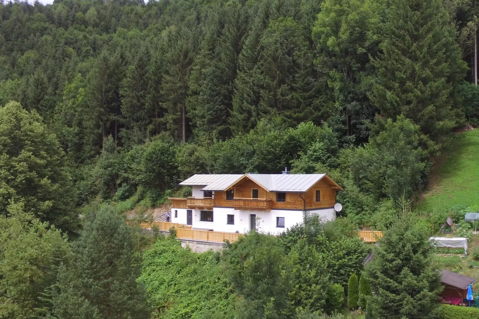 Chalet Salzach-Buitenkant zomer