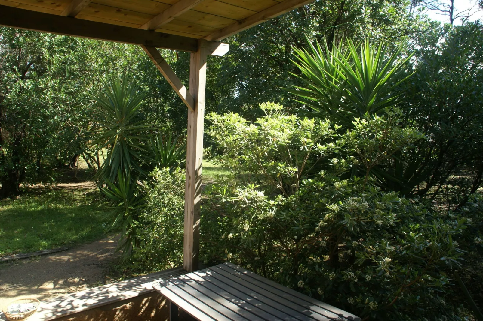 Résidence le Maquis Plage Studio-Tuinen zomer