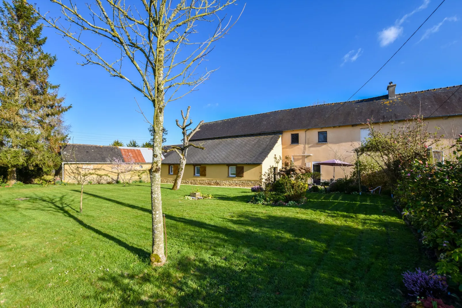 Jolie maison en pays de Rance-Tuinen zomer