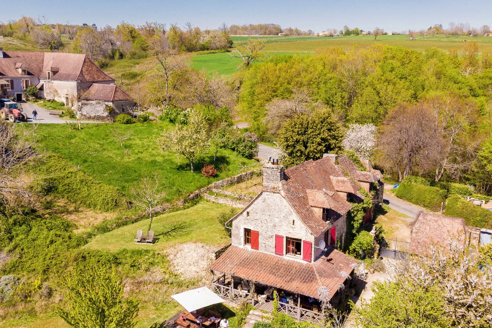 Entre Limoges et Perigeux-Gebieden zomer 5km