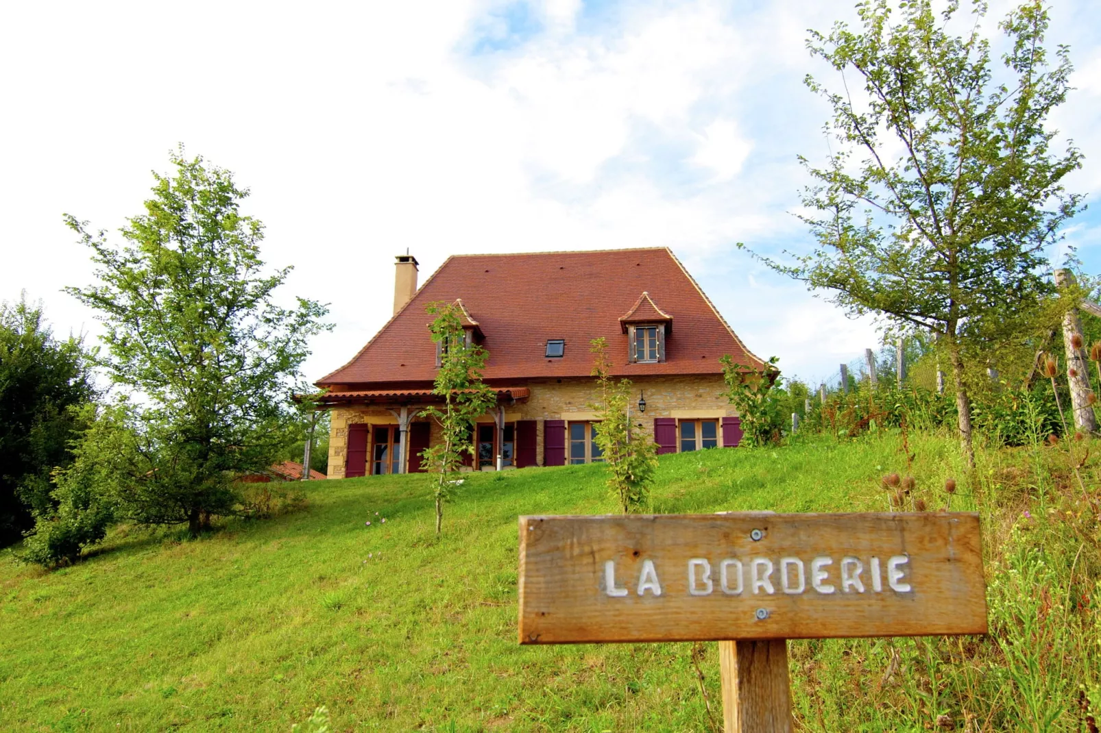 La Borderie-Tuinen zomer