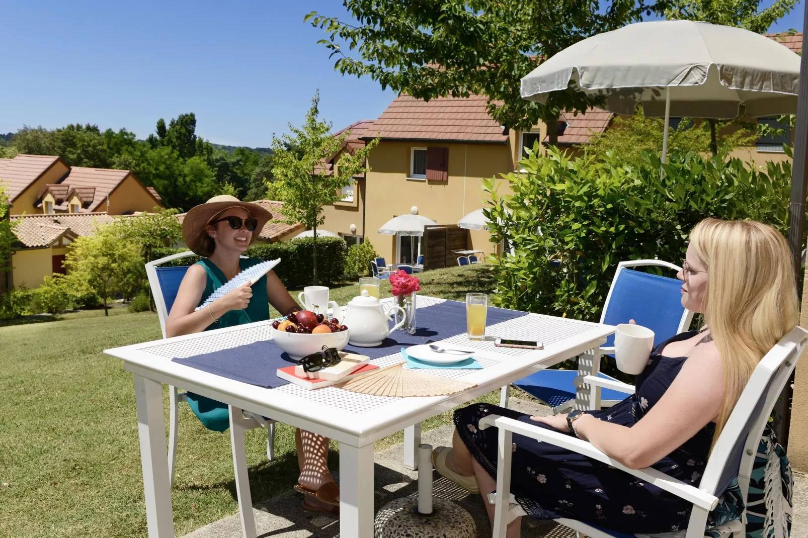 Les Côteaux de Sarlat 1-Terrasbalkon