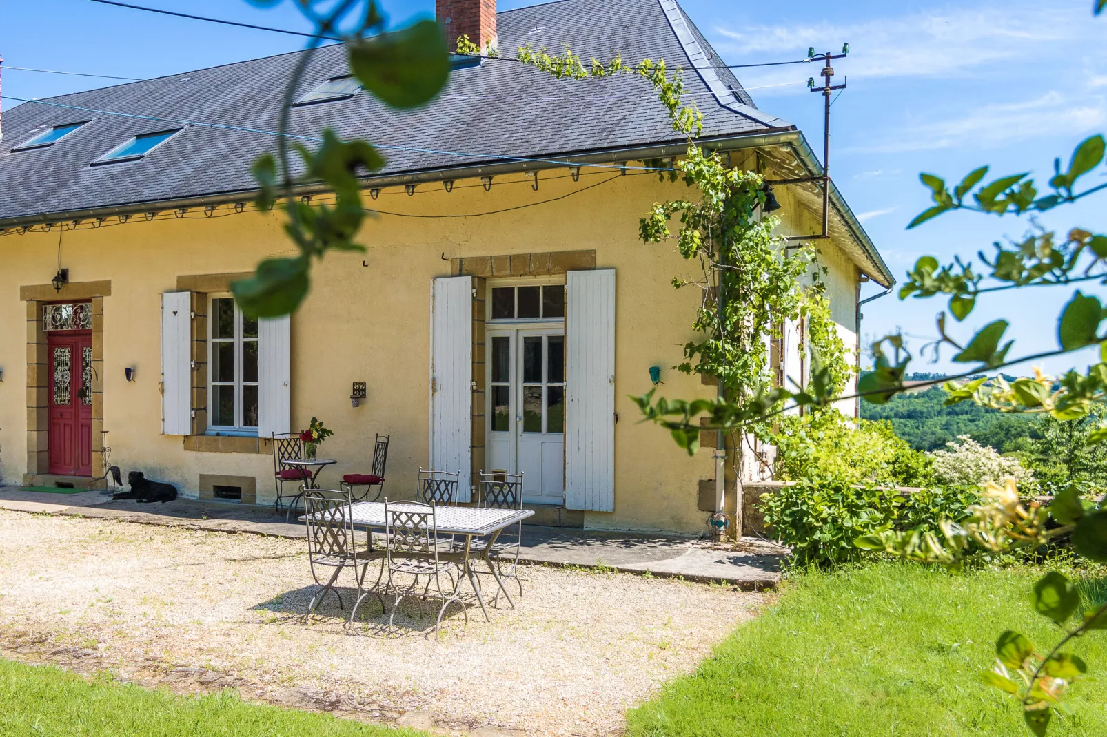 Un Manoir en Dordogne-Terrasbalkon