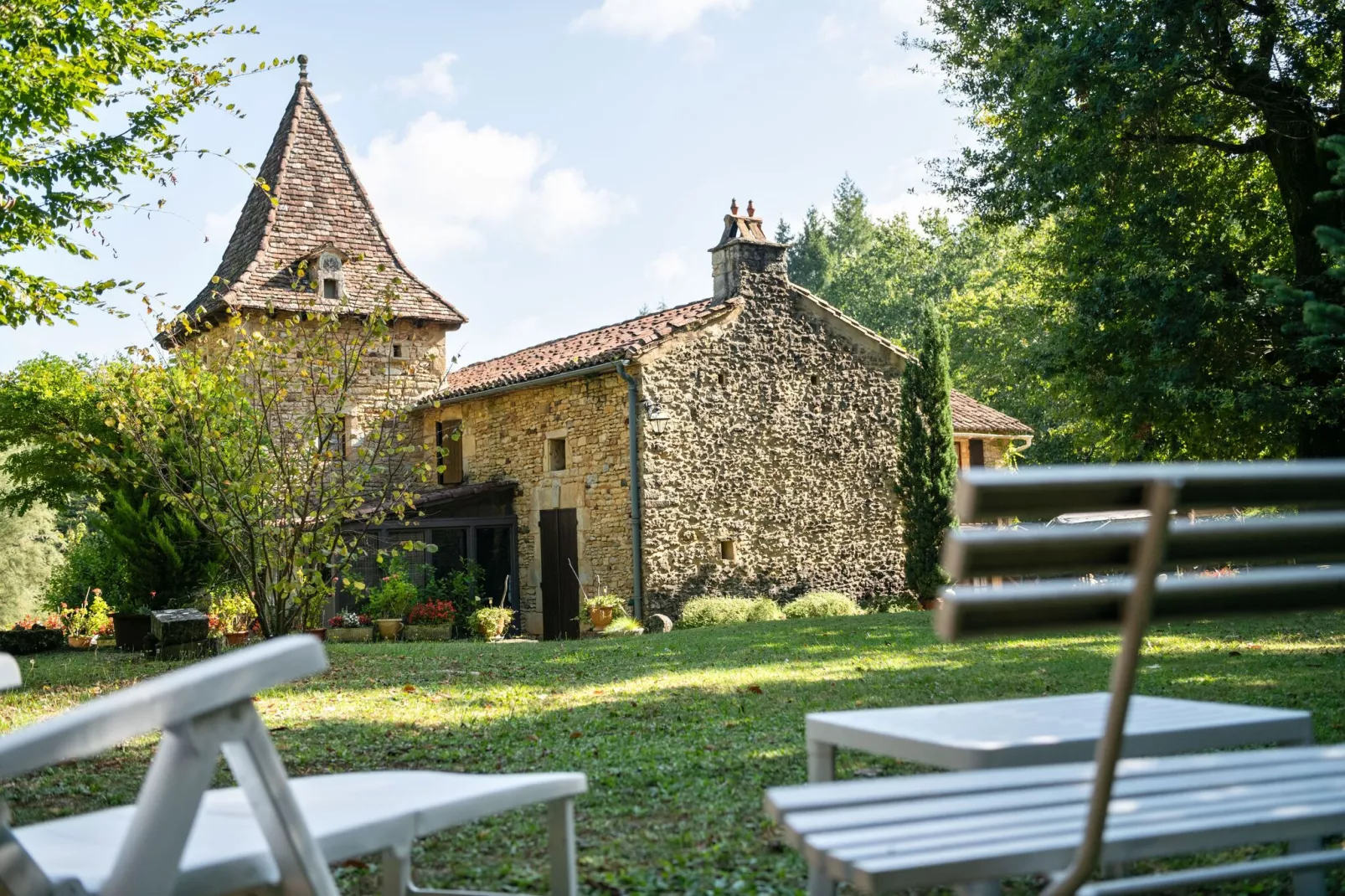 Maison de vacances Villefranche du Perigord-Buitenkant zomer