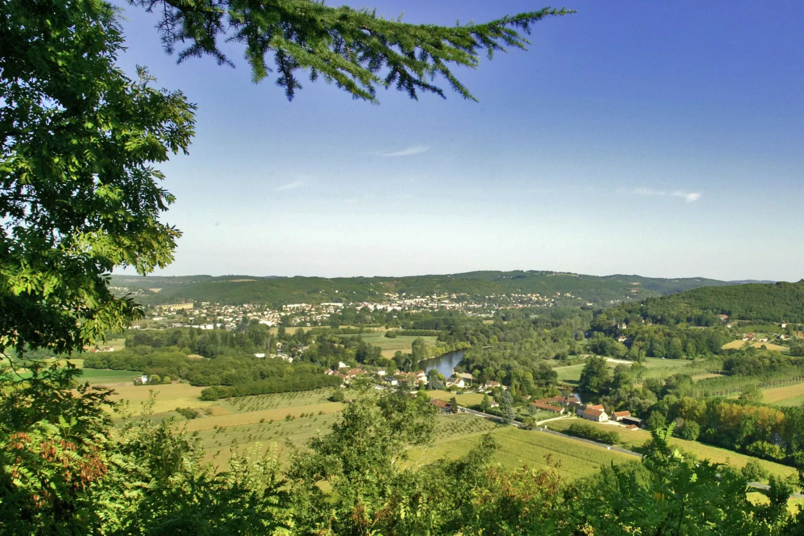 Salignac-Gebieden zomer 5km