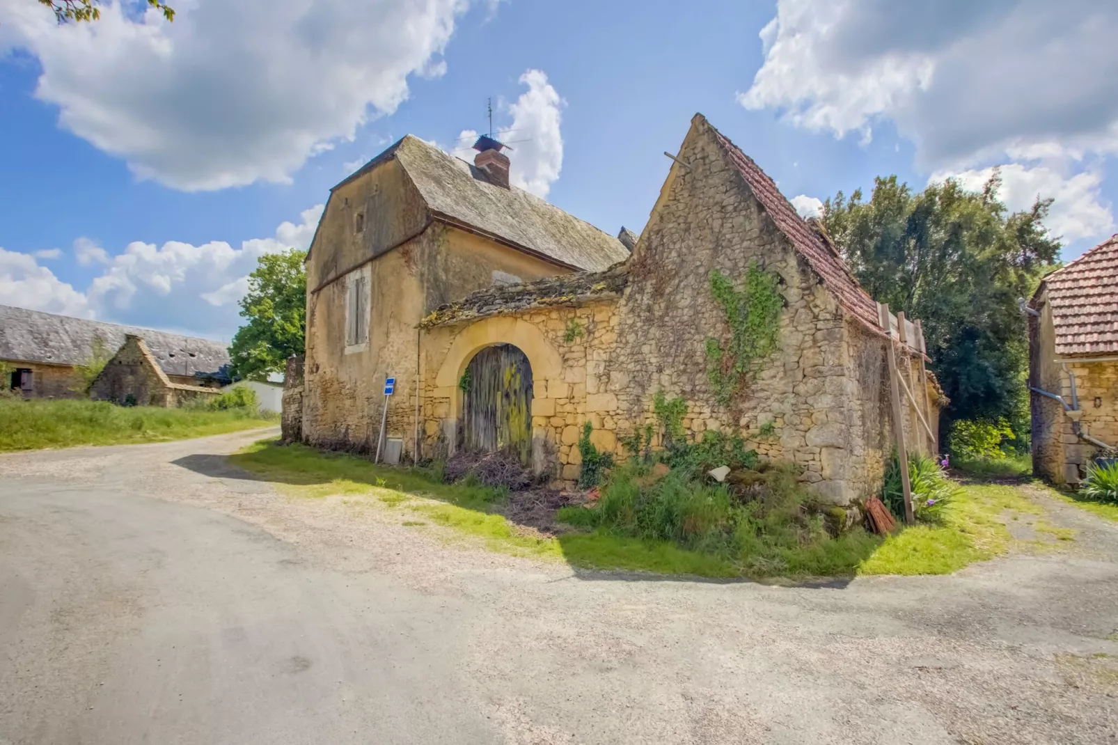 Ferme Sarlat-Gebieden zomer 1km