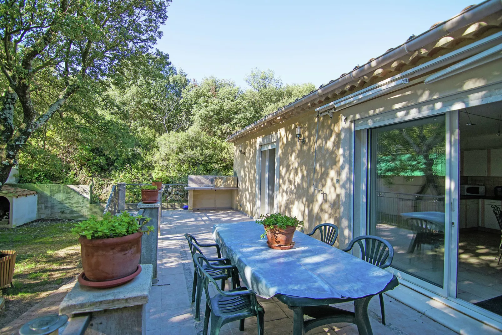 Maison de vacances - LÉDENON-Terrasbalkon