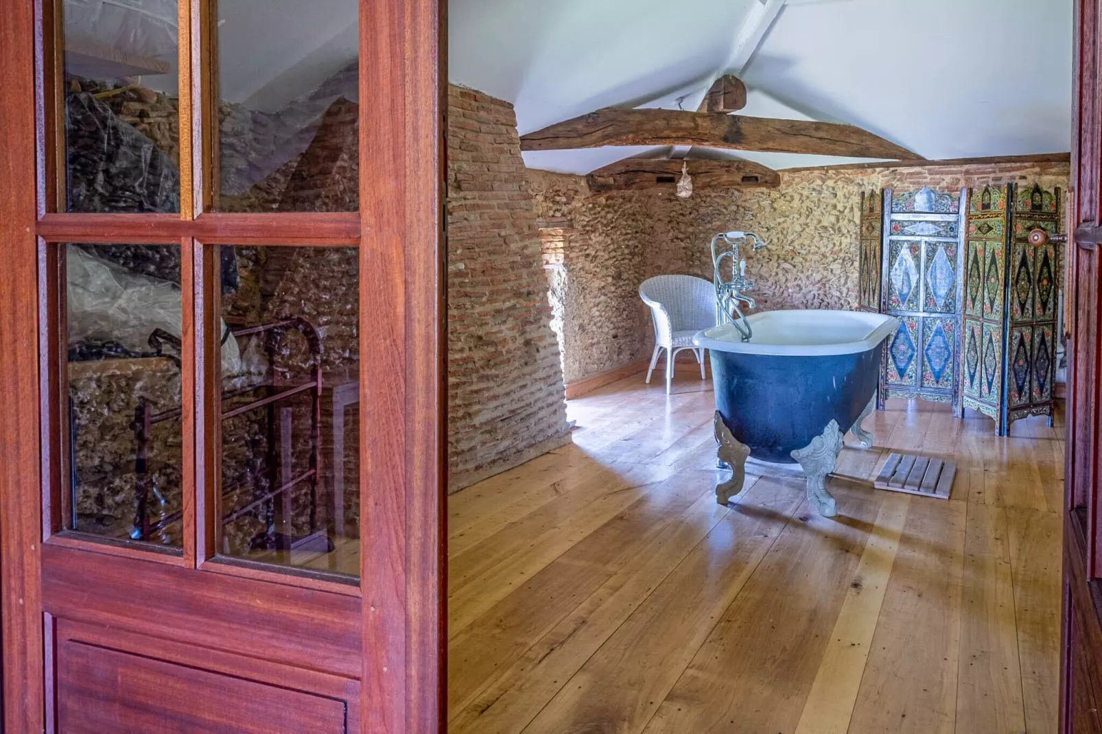 Villa Le Houga-Badkamer