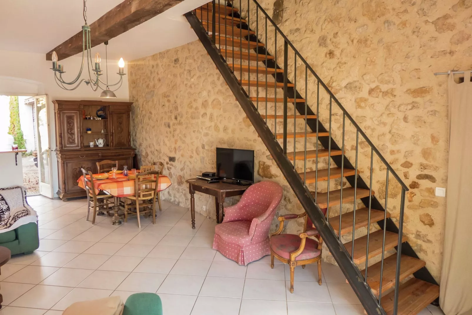 Maison de vacances - MURVIEL-LES-BEZIERS-Woonkamer