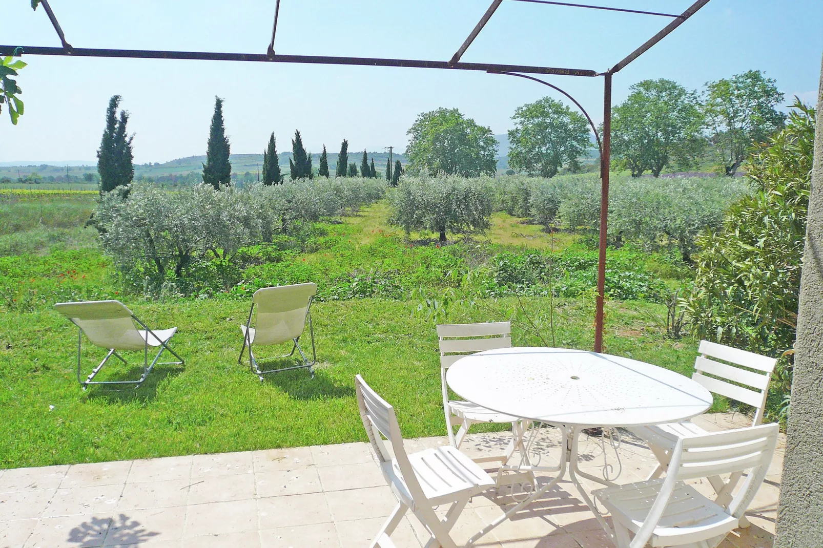 Maison de vacances - MURVIEL-LES-BEZIERS-Terrasbalkon