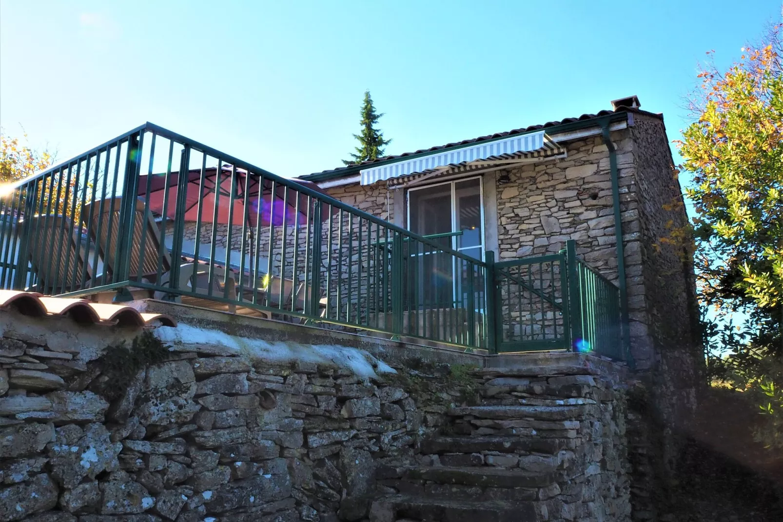 Ferienhaus in Villemagne-l'Argentière-Buitenlucht