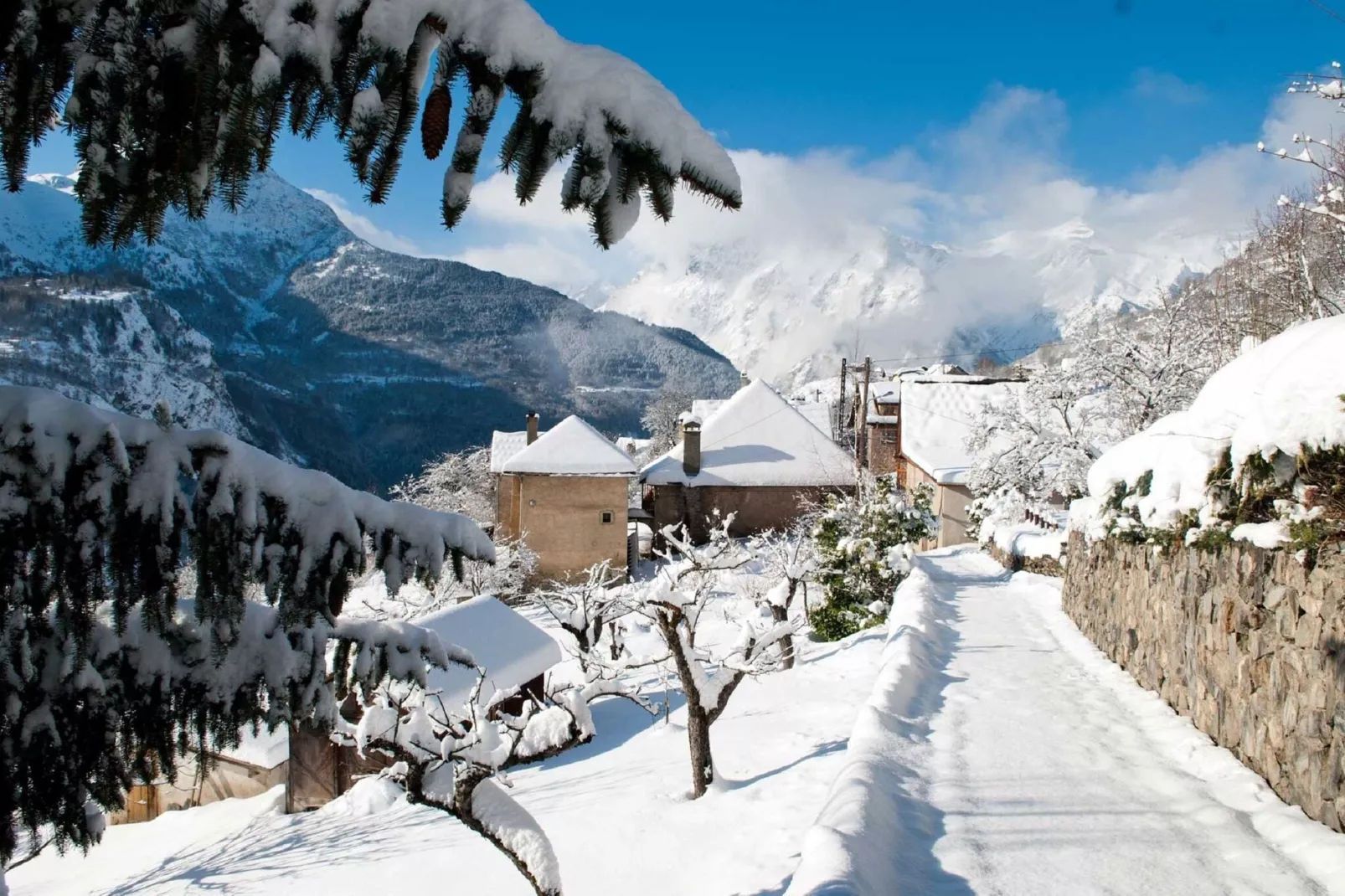 Les Écrins d'Auris-Gebied winter 1km