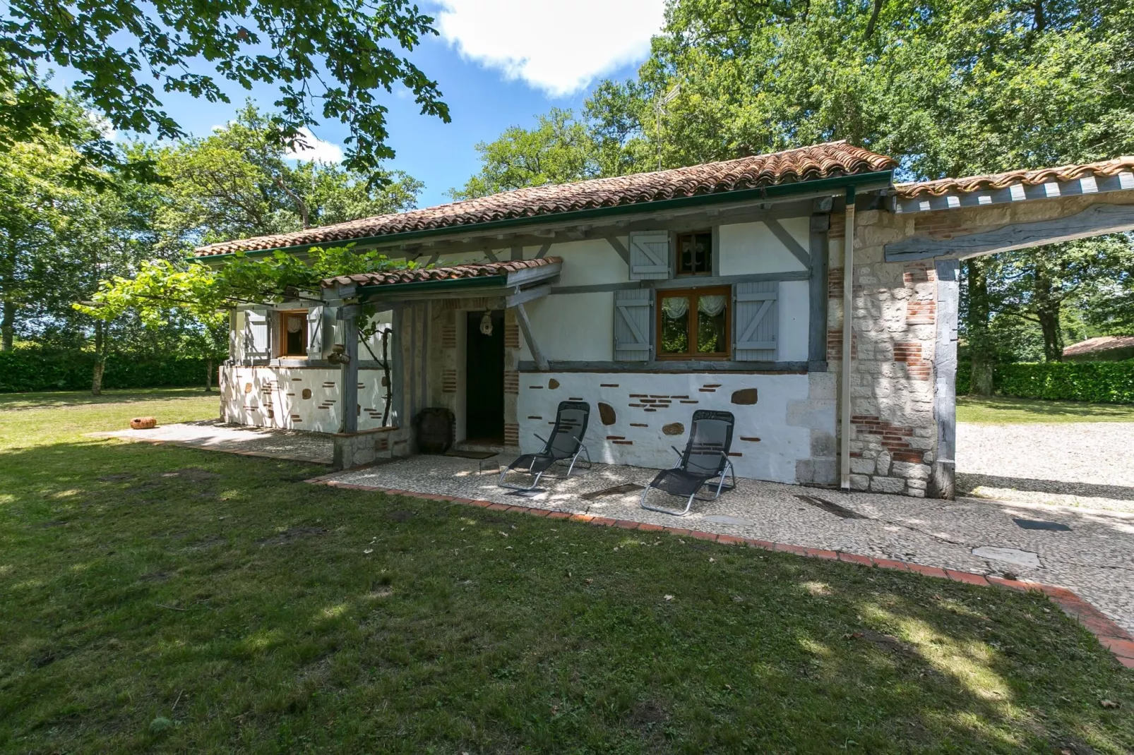 Maison landaise à 30min des plages-Tuinen zomer