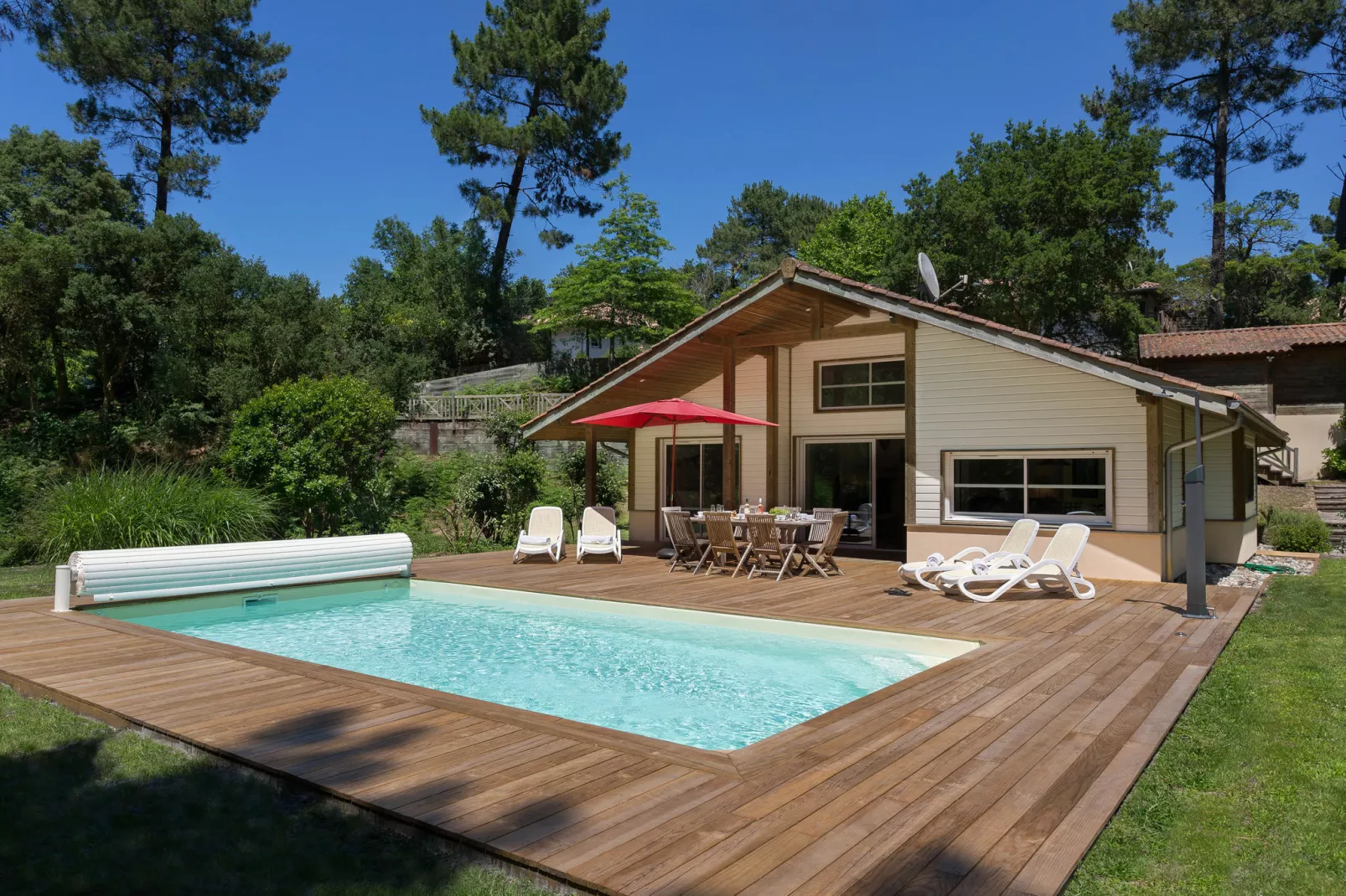 Villas Clairière aux Chevreuils 3-Buitenkant zomer