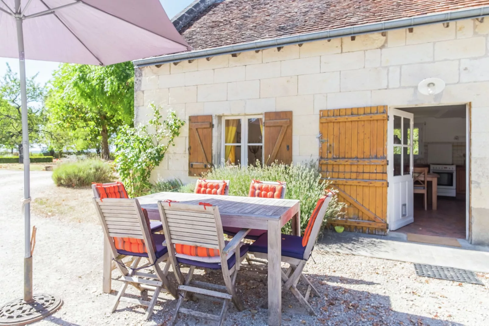 La Bergerie les Drageonnières-Terrasbalkon