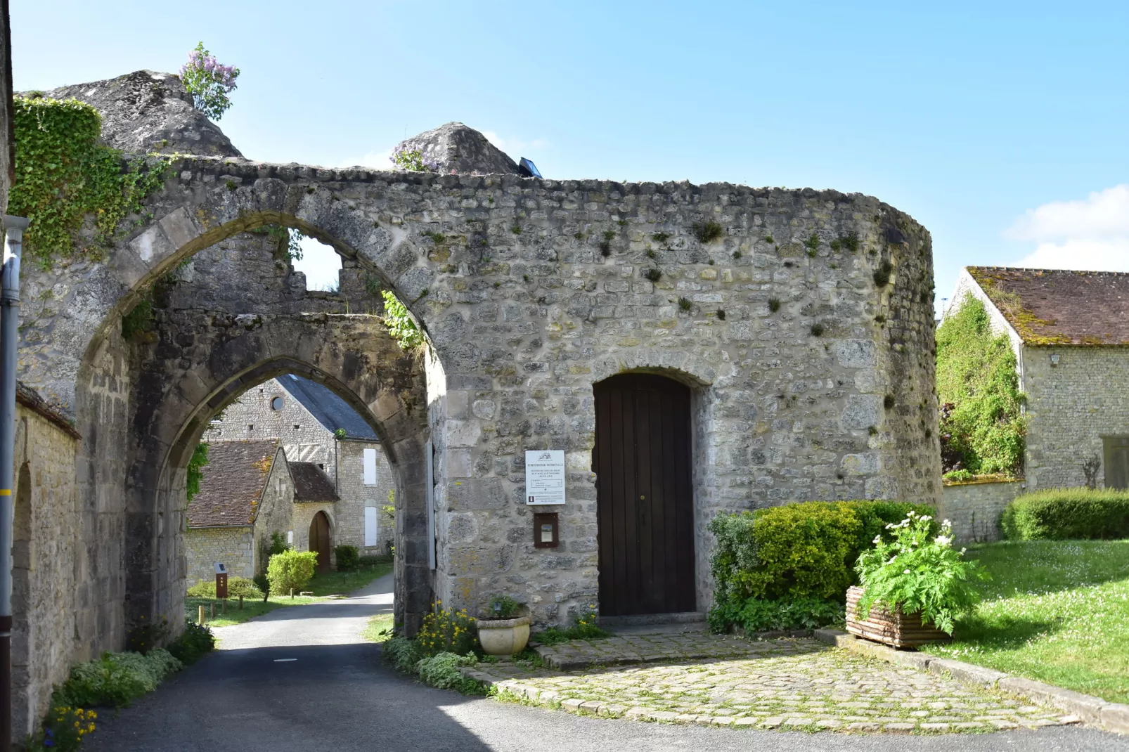 Les Remparts Fleuris-Gebieden zomer 1km