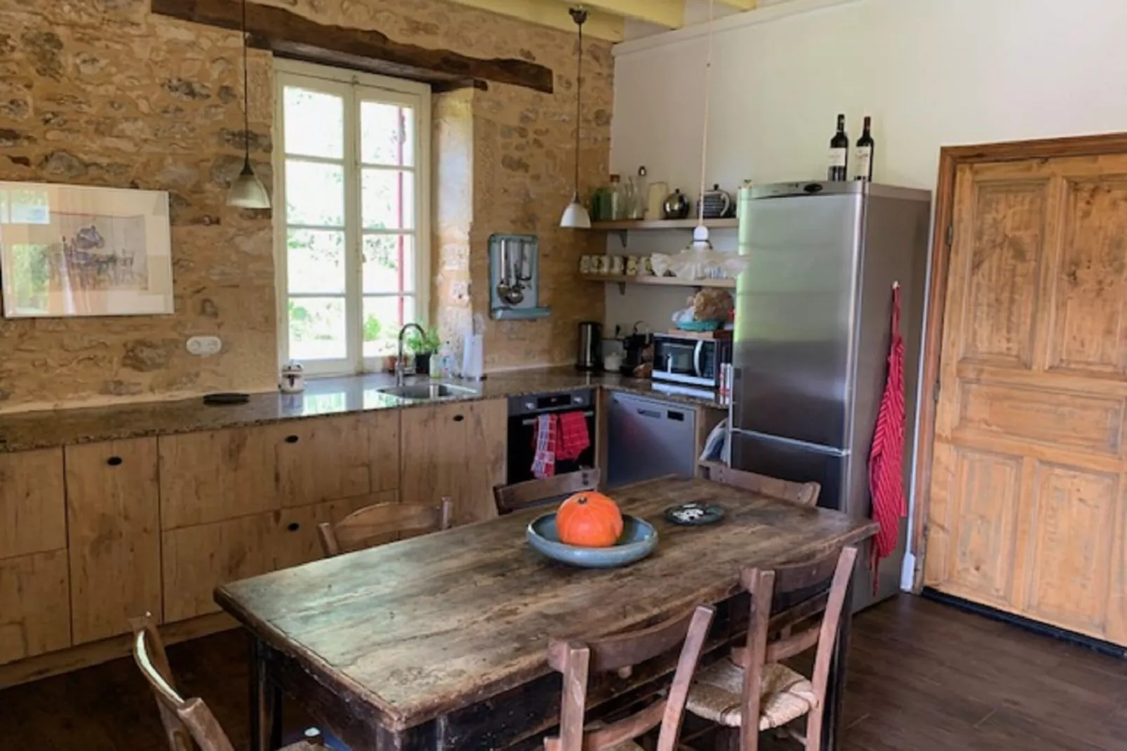 Maison de vacances Montcléra Cournes 8 pers-Keuken