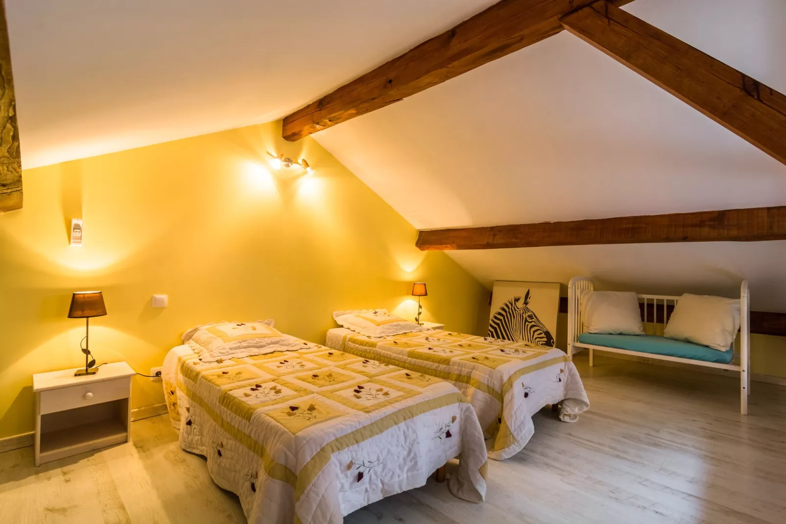 Maison de vacances Blanquefort sur Briolance 10 pers-Slaapkamer