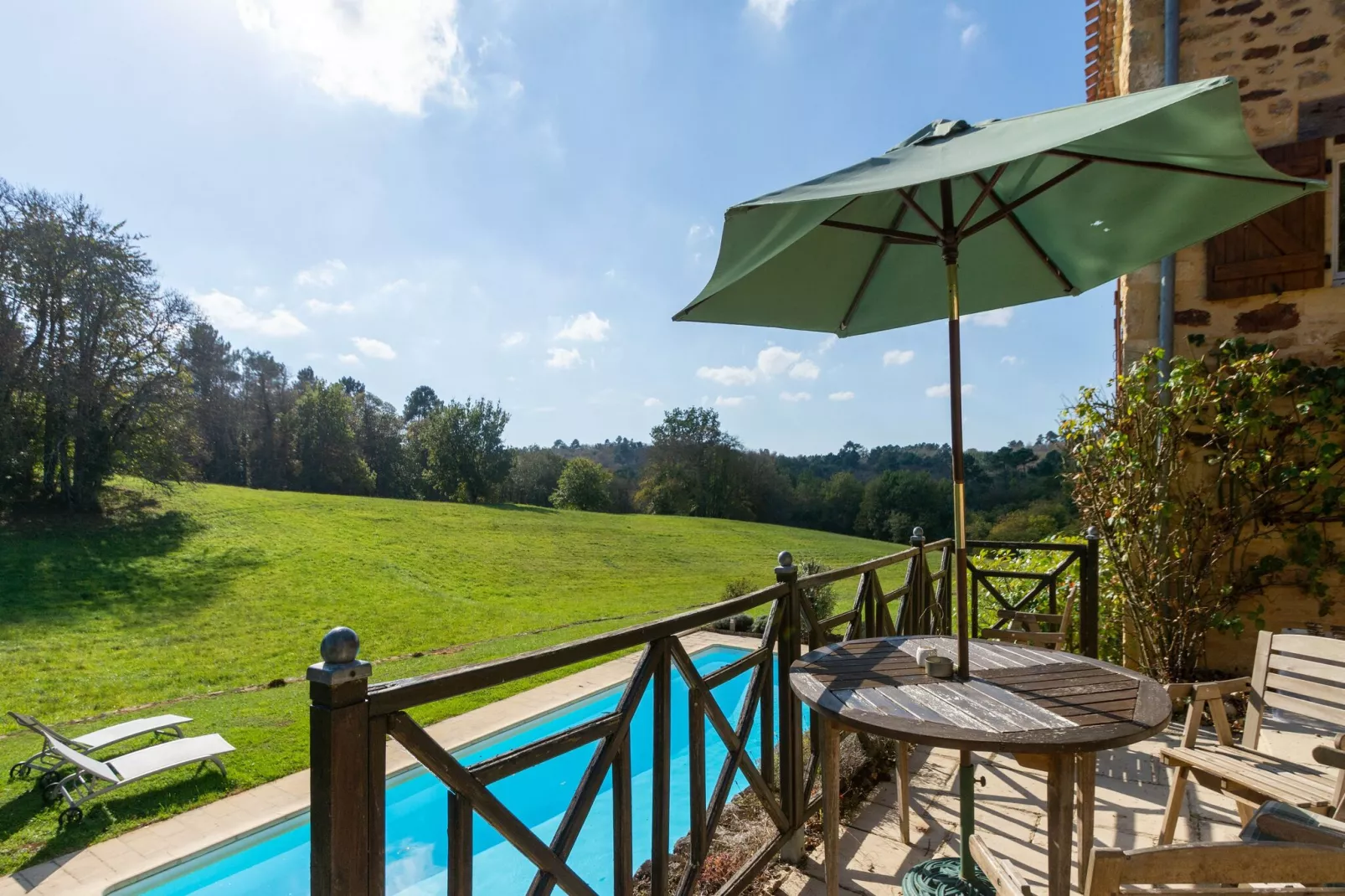 Maison en plein campagne-Terrasbalkon