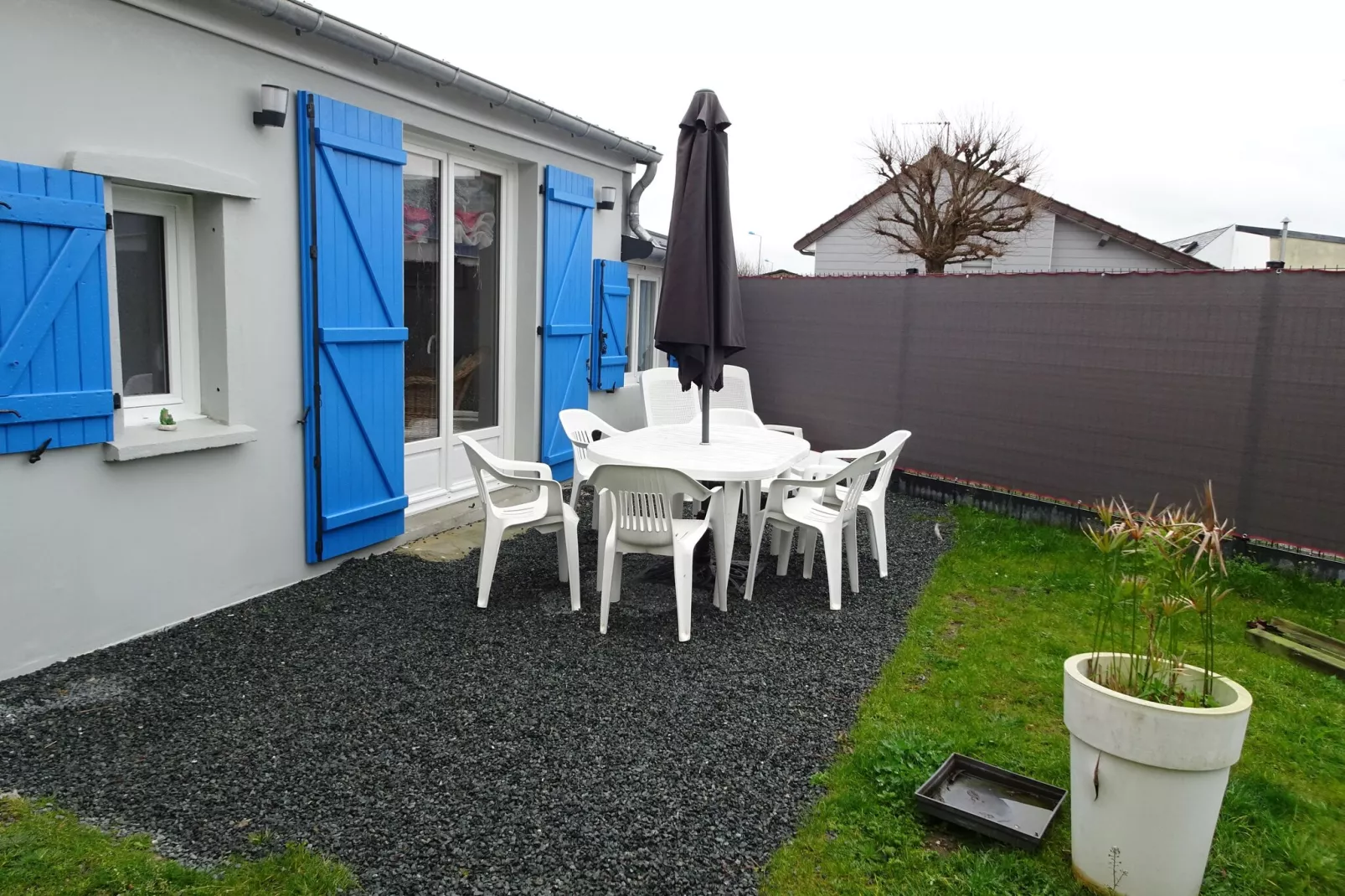 Holiday home Gouville sur Mer-Buitenlucht