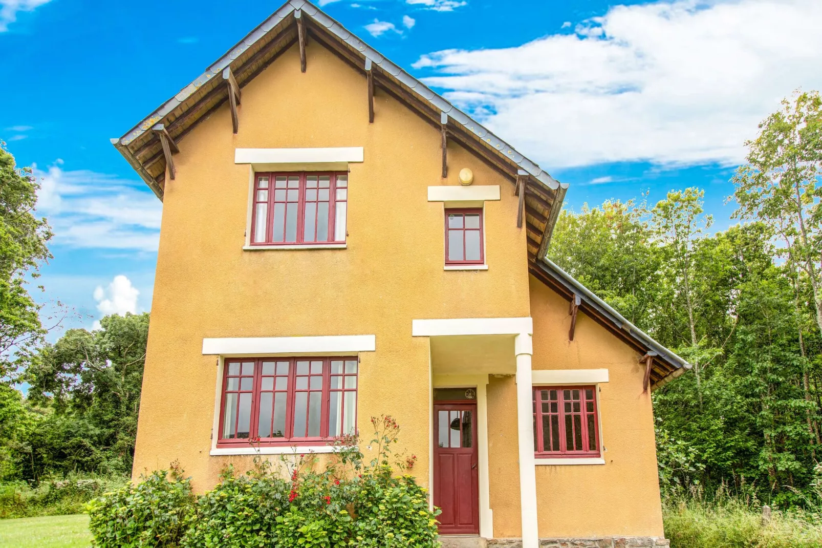 Vakantiehuis in Portbail-sur-Mer met terras