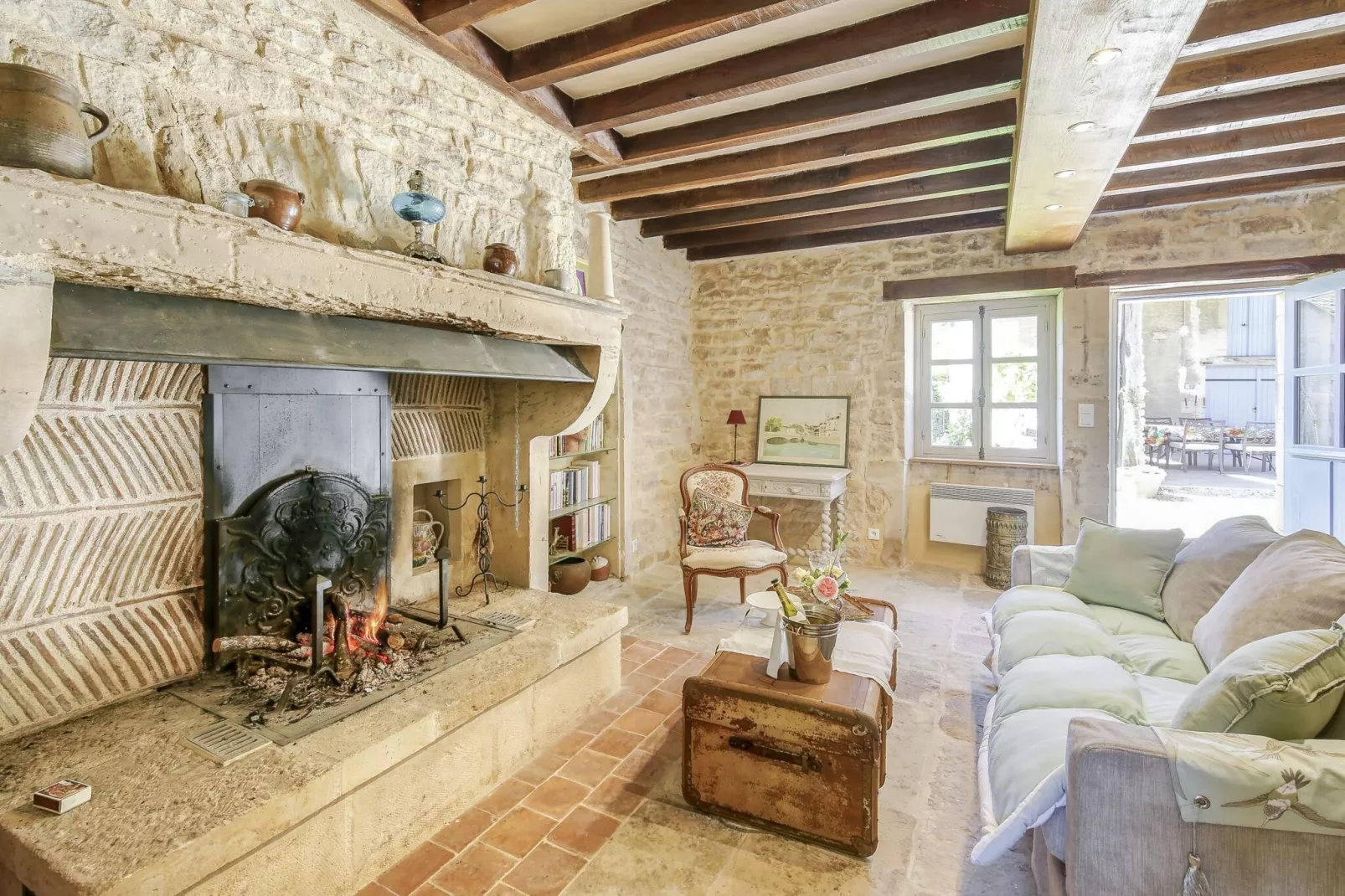 Chez Viviani-Woonkamer