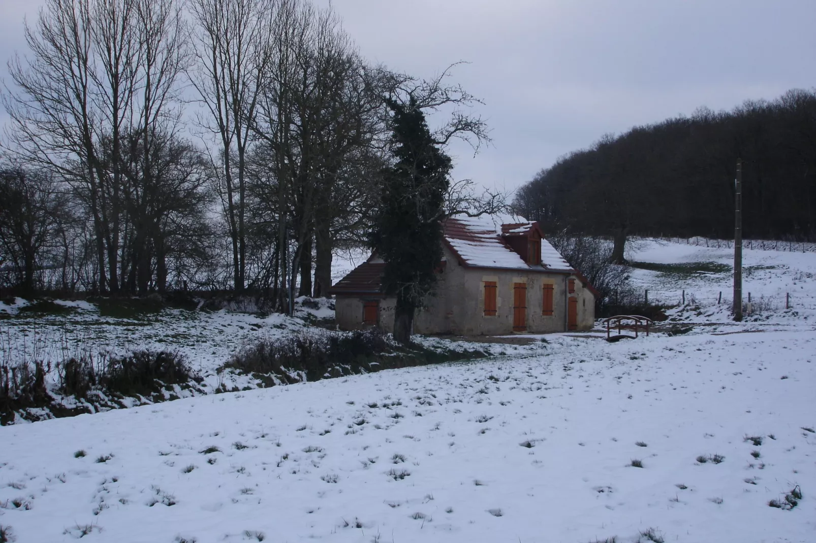 La maison du père Patin-Uitzicht winter
