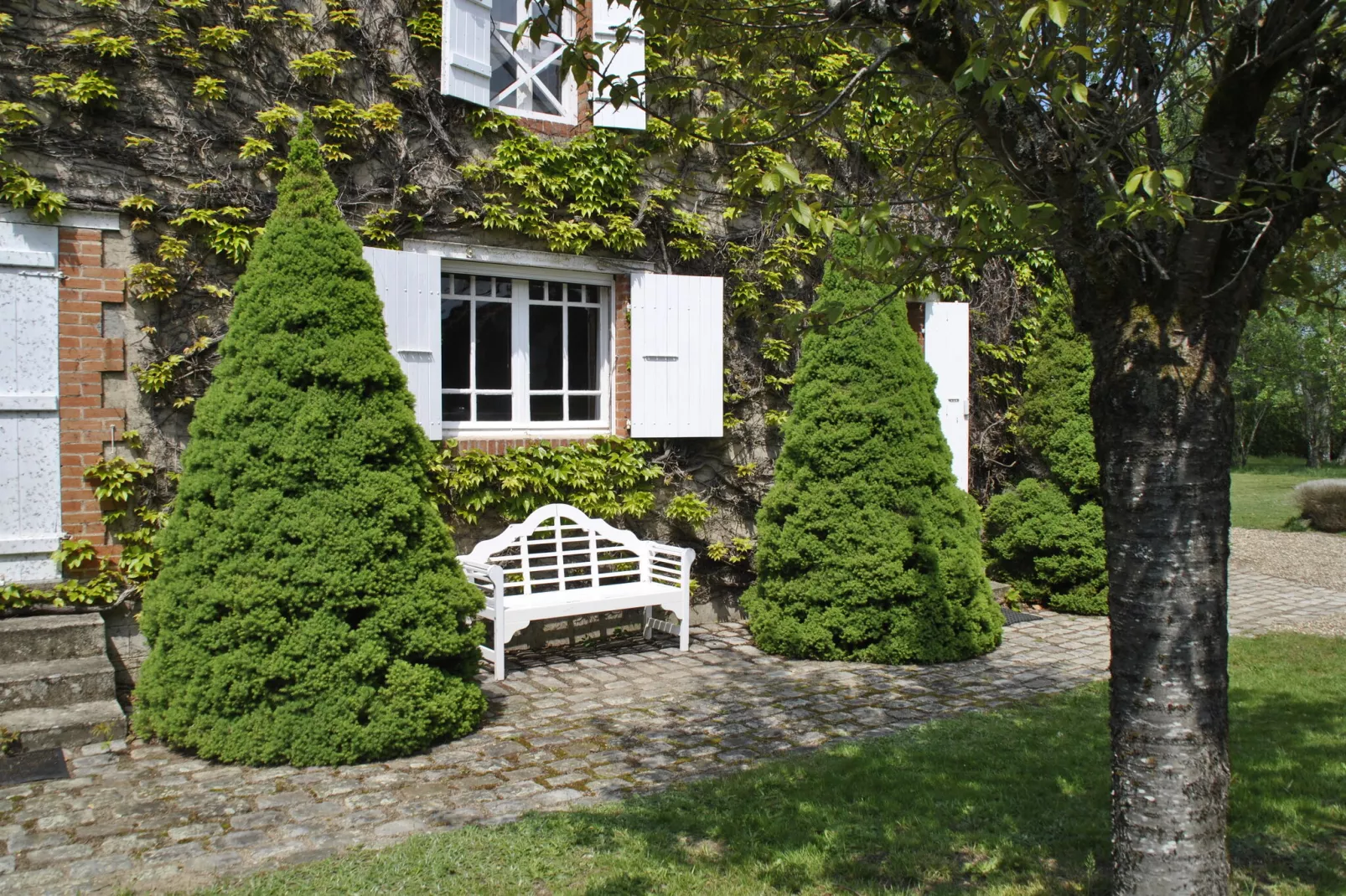Villa Piscine Bourgogne 10 pers-Buitenkant zomer