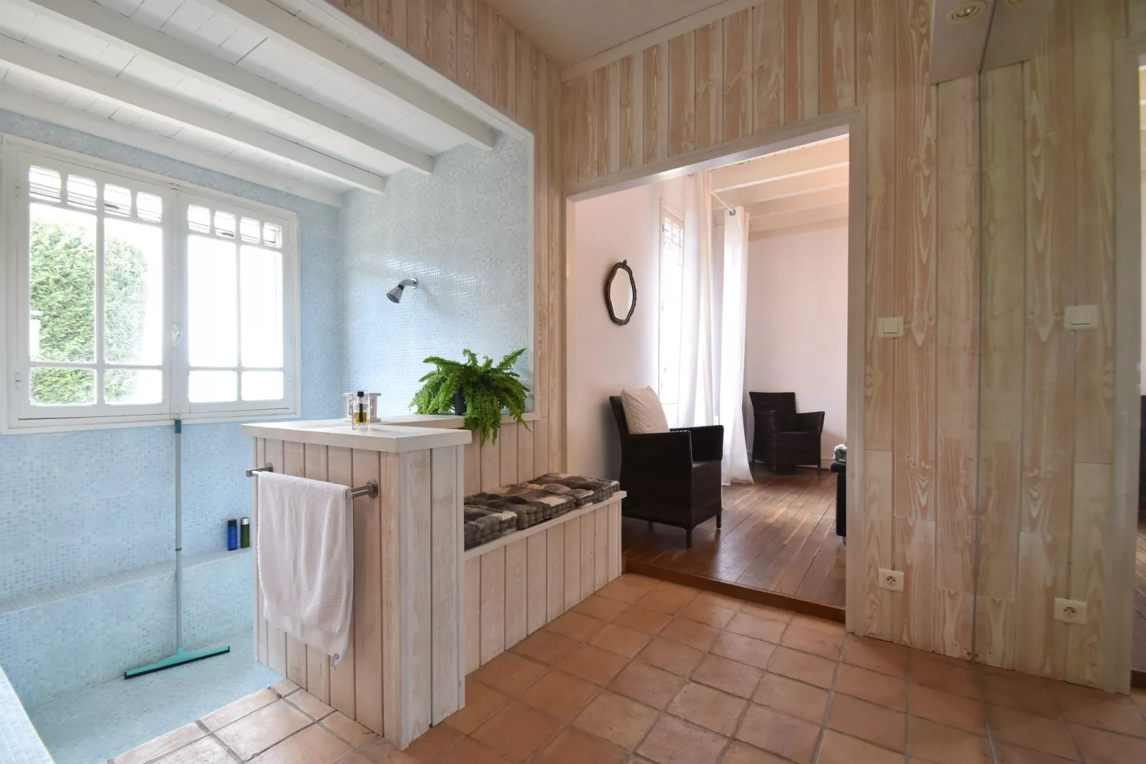 Villa Piscine Bourgogne 10 pers-Badkamer