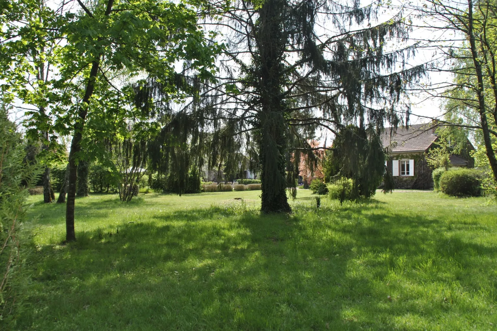 Villa Piscine Bourgogne 10 pers-Tuinen zomer