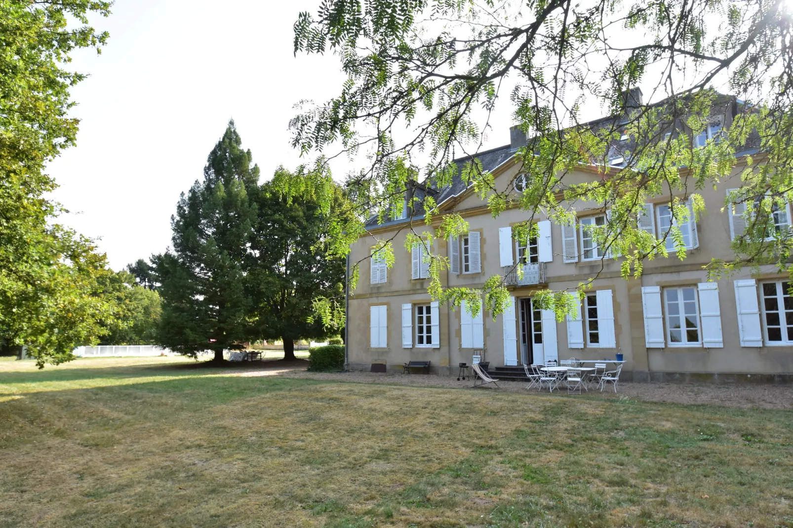 Château des Lambeys-Terrasbalkon