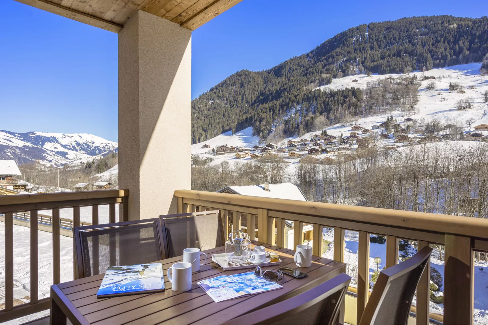 Résidence La Clé des Cimes 1-Terrasbalkon