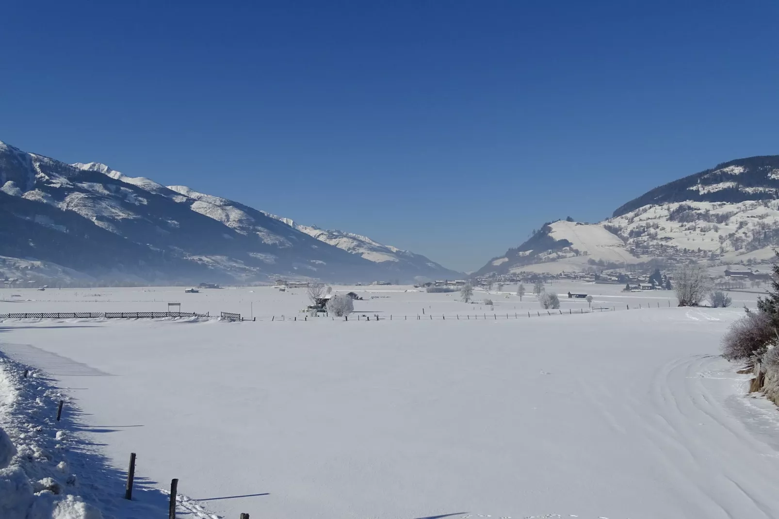 Salzach Lodge-Uitzicht winter