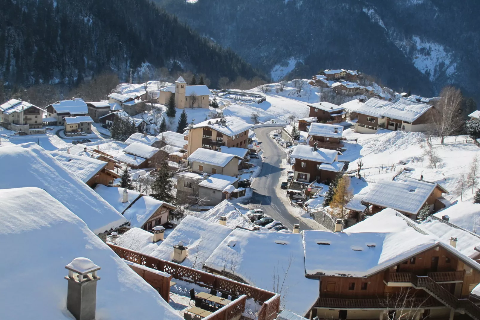 Chalet du Merle 2-Uitzicht winter