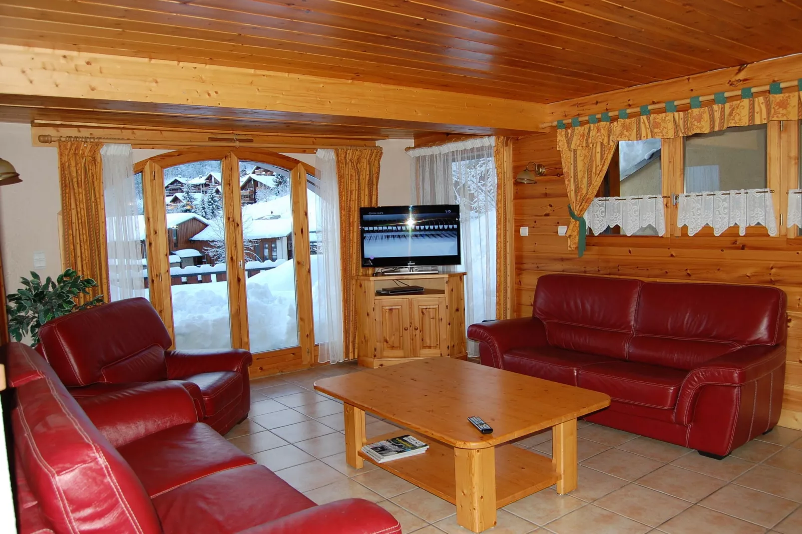 Chalet du Merle 1-Woonkamer