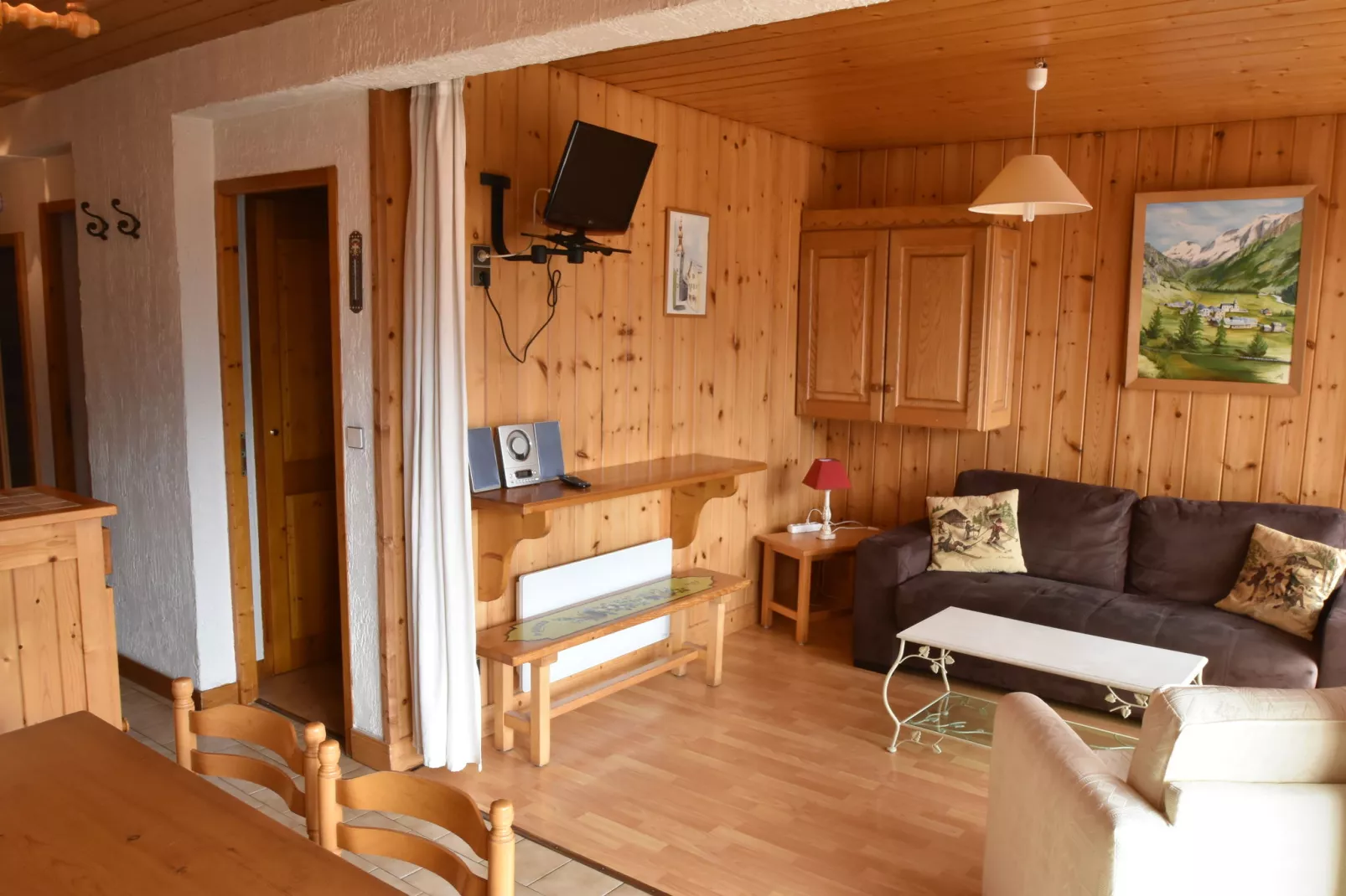 Chalet Appartement Le Pointon 3-Woonkamer