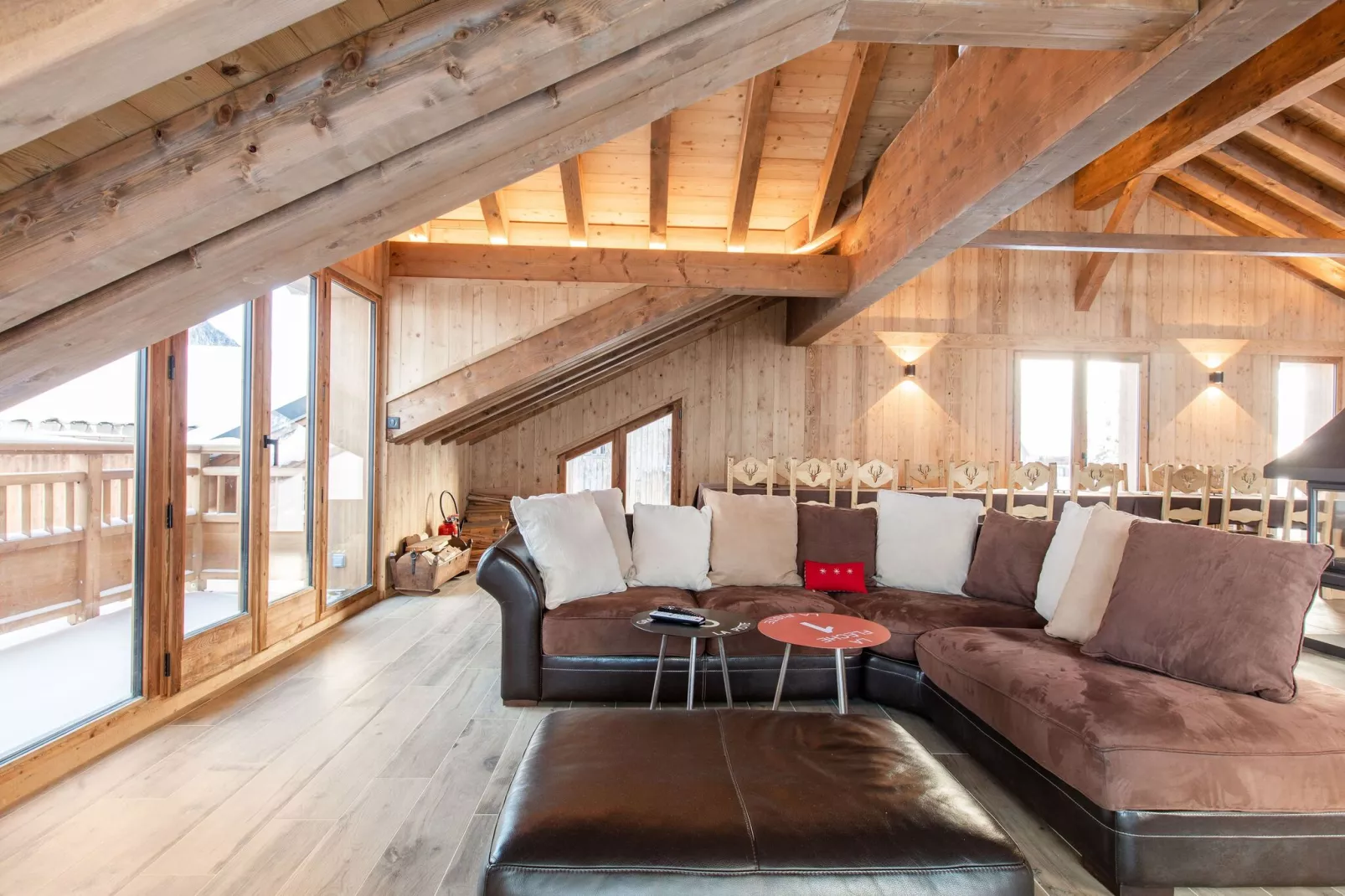 CHALET LE KB-Woonkamer